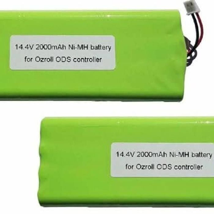 [2 Pack] 2000mAh OZRoll Replacement Battery Premium ODS Control 10 Roller Remote