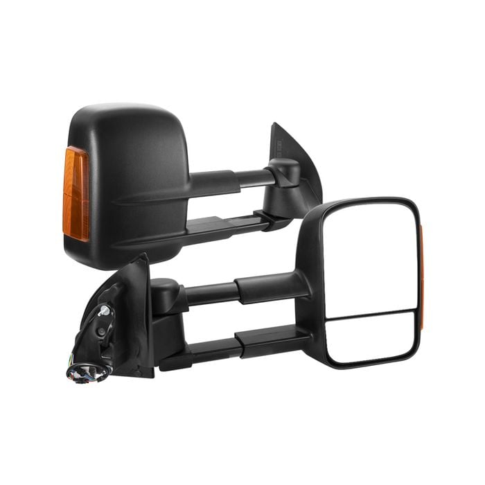 Pair Extendable Towing Mirrors for Ford Ranger Raptor 2012-MY2021 W/ Indicators