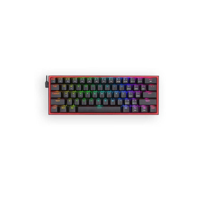 Redragon K617-rgb Fizz Black 60% Wired Mechanical Gaming Keyboard
