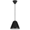 Telbix Hanami Modern Pendant Hanging Lamp Light Metal Plastic Black Satin