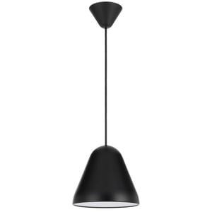 Telbix Hanami Modern Pendant Hanging Lamp Light Metal Plastic Black Satin