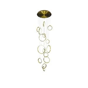 15 Light Ring Pendant - Delessi Bolla  - Gold