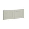 Kaboodle 950mm Pistachio Alpine Overhead Doors - 2 Pack