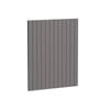 Kaboodle 600mm Smoked Grey V-Groove Cabinet Door