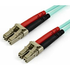 StarTech.com 7m (22ft) LC/UPC to LC/UPC OM4 Multimode Fiber Optic Cable, 50/125&micro;m, 100G, Low Insertion Loss