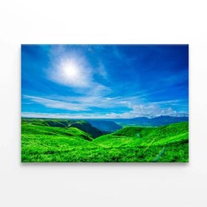 Refreshing Grassland  Print 100% Australian Made 75 x 50cm  (Stretched)