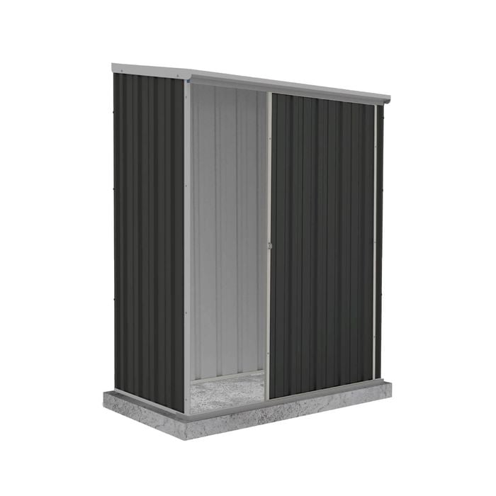 Absco Sheds 1.52 x 0.78 x 1.95m Monument Ezislider Single Sliding Door Garden Shed