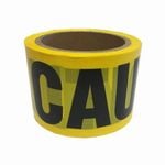 Brutus 75mm x 50m Yellow / Black Printed Caution Tape