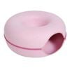Provecta Medium Pink Felt Cat Tunnel Bed Donut Cave House