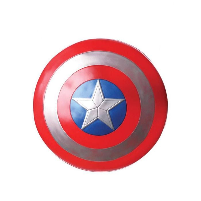 Captain America 12"" Shield for Kids Avengers Superhero Costume Prop, 6-PLUS