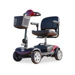 EQUIPMED Folding Electric Mobility Scooter Motorised Portable Compact 4 Wheel, Senior Elderly Aid