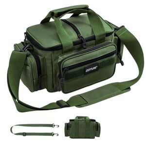 NNEOBA High-Capacity Tackle Shoulder Bag Outdoor Green