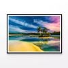 Sunset over the River  Print 100% Australian Made 120x90cm  (Poster)