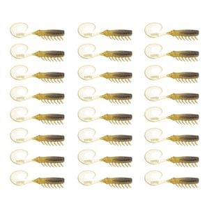 3x 8PK 2.5In Rapala Crush City Soft Plastic Curly Tail Lures - Purple Haze