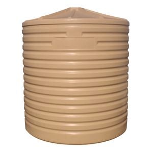 Product.West Coast Poly 4500L Round Poly Water Tank - Wheat.4811010.AU.mainimage