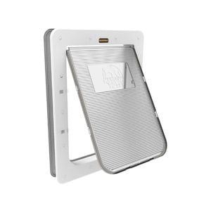 Hakuna Pets White Large Super Tough Pet Door