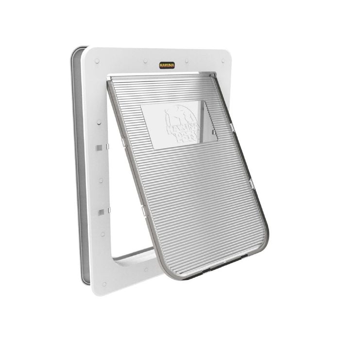 Hakuna Pets White Large Super Tough Pet Door