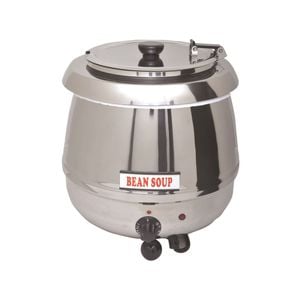 Lce Sk10s Benchtop 10l Soup Kettle Warmer Soup Pot Stainless Steel