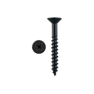 Pinnacle 4.0 x 30mm Black Countersunk Head Timber Screw - 20 Pack