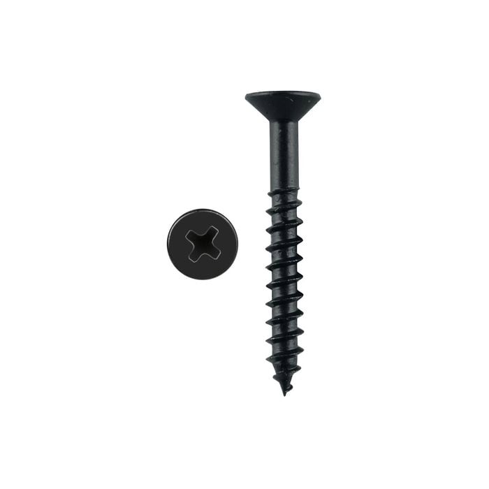 Pinnacle 4.0 x 30mm Black Countersunk Head Timber Screw - 20 Pack