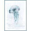 P&P Jellyfish Canvas Print - Mesmerizing Wall Art for Living Room, Bedroom & Office Decor 50x70cm