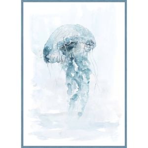 P&P Jellyfish Canvas Print - Mesmerizing Wall Art for Living Room, Bedroom & Office Decor 50x70cm