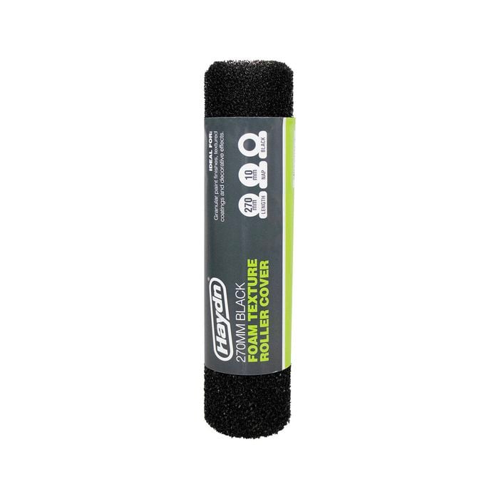 Haydn 270mm Black Foam Texture Roller Cover
