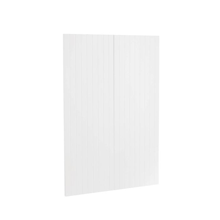 Kaboodle 900mm Macaroon V-Groove Medium Pantry Doors - 2 Pack