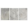 3pcs Art Deco Classic Modern Style Ink Art Print 100% Australian Made 3 x 40x60cm (Metal Print)