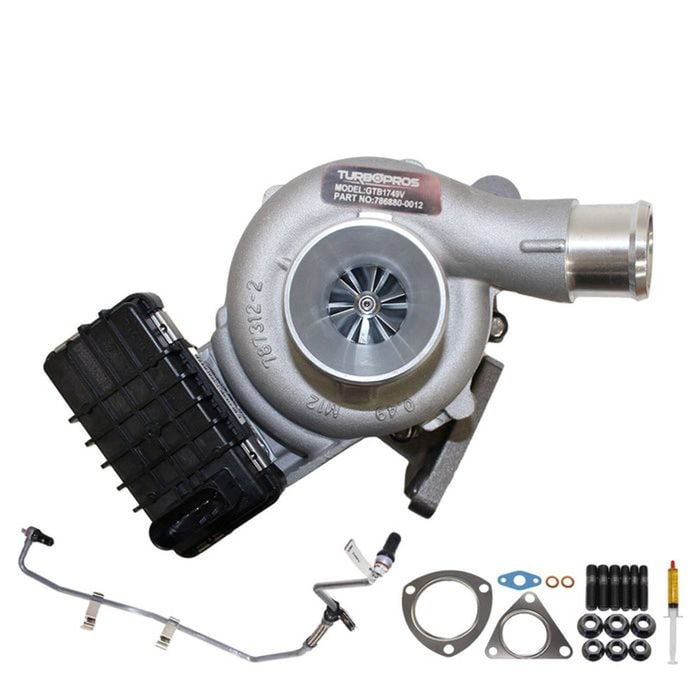 Upgrade Billet Turbo Charger With Genuine Oil Feed Pipe For Ford Transit/transit Custom 2.2l Fwd 786880-0021