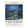 Galrie Vincent van Gogh Starry Night Over the Rhone -Iconic Post-Impressionist Art Print, Poster Only, A1 60x 84cm (23 x 33inch)