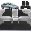 6D Diamond Car Floor Mats for Subaru Liberty 2015-2020-Full Set-Black-Outback GT