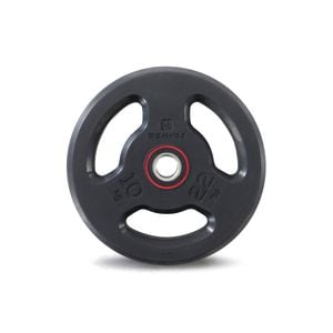 Decathlon - Rubber Weight Disc With Handles 28 Mm 10 Kg - 10Kg