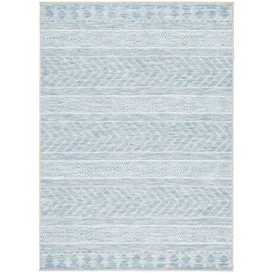 The Rug Connection Deck 5505 Blue 330x240cm - Extra Large Pet Friendly Outdoor Floor Rug