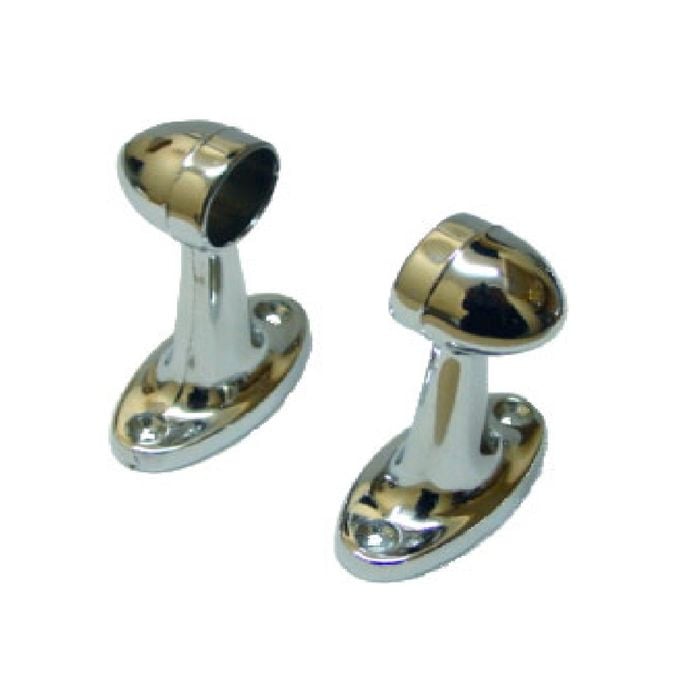 Miles Nelson Pillar Ends 19mm Pair Chrome