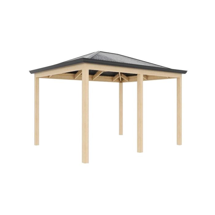 Softwoods 3.6 x 3.0m Hip Ends Gazebo Kit