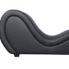 Kama Yoga Chaise Tantra Black PU Leather