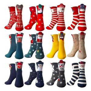 Lifebay Classic Cotton Christmas Stockings (12 Pairs)