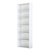 Levede 6-Tier Bookshelf  - White