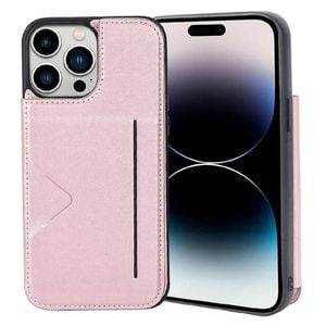 Soka Hanman Card Leather Case (suits Iphone 15 Pro) - Rose Gold