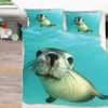 3D Cute Sea Lion 291 Bed Pillowcases Quilt King Size