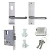 MNC Mortice Lock and Handle Kit - Storeroom Lock (Non Handed)