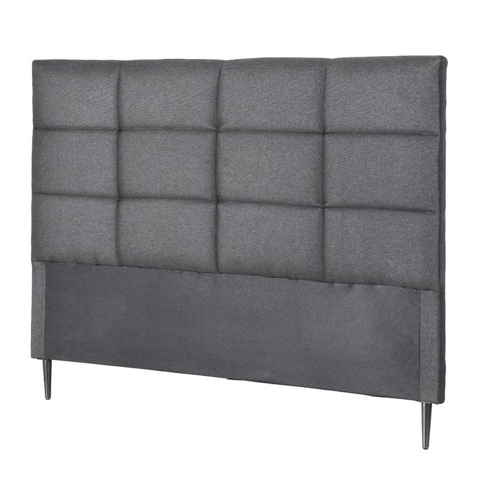 Artiss Bed Headboard Queen Bedhead Linen Fabric Charcoal