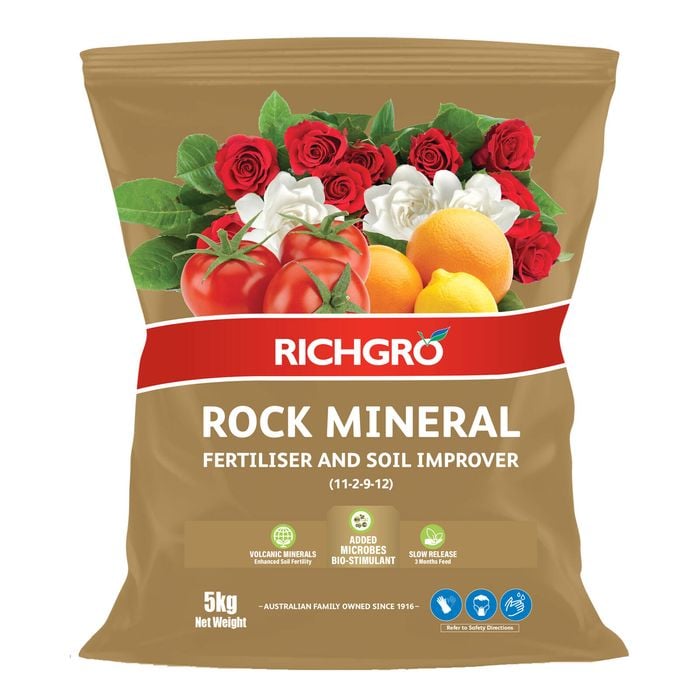 Richgro 5kg Rock Mineral Fertiliser And Soil Improver