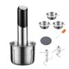 Catzon Electric Food Processor Includes Stainless Steel Cup 2 Sets Of Blades For Dicing Mincing Puree