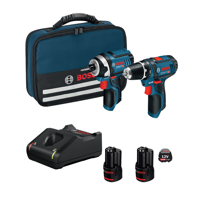 Bosch 12V Professional 2.0Ah Combo Kit 0615990L1G