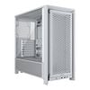Corsair Frame 4000d Modular Mid-tower Pc Eatx Case - White [cc-9011291-ww]