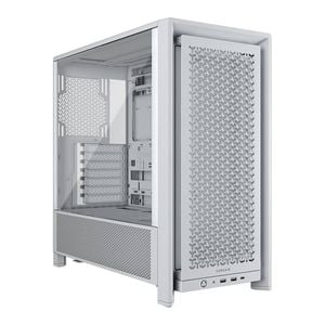 Corsair Frame 4000d Modular Mid-tower Pc Eatx Case - White [cc-9011291-ww]