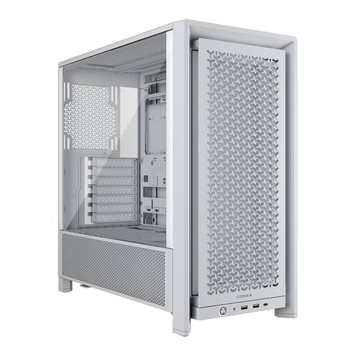 Corsair Frame 4000d Modular Mid-tower Pc Eatx Case - White [cc-9011291-ww]