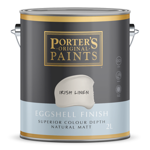 Porter's 2L Irish Linen Eggshell Finish Broadwall Washable Paint